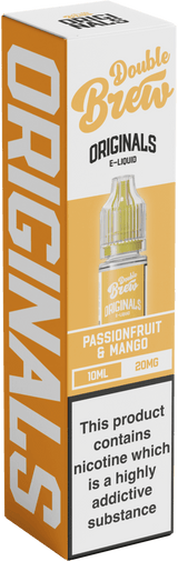 OHM BREW DOUBLE BREW ORIGINALS PASSIONFRUIT MANGO 10ML NIC SALT E - LIQUID - Super E - cig