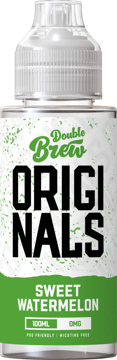 OHM BREW DOUBLE BREW ORIGINALS SWEET WATERMELON 100ML SHORTFILL E - LIQUID - Super E - cig