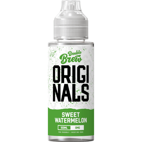 OHM BREW DOUBLE BREW ORIGINALS SWEET WATERMELON 100ML SHORTFILL E - LIQUID - Super E - cig