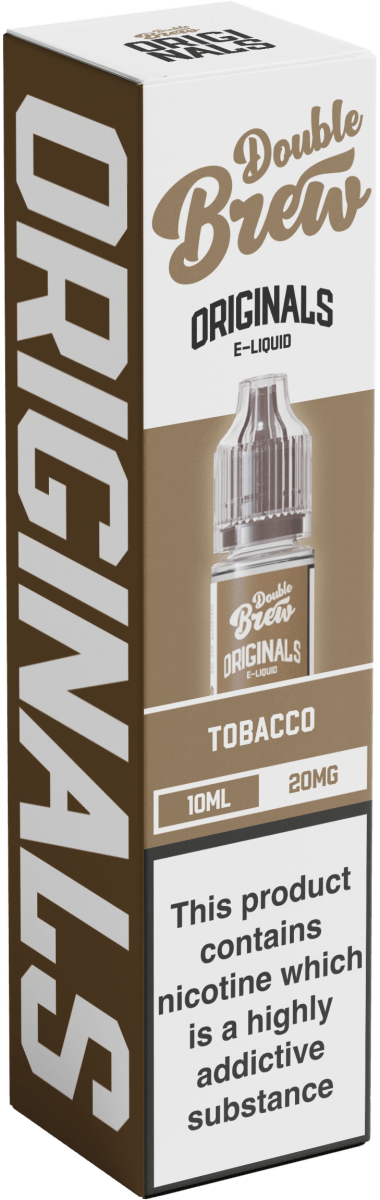 OHM BREW DOUBLE BREW ORIGINALS TOBACCO 10ML NIC SALT E - LIQUID - Super E - cig