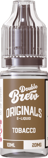 OHM BREW DOUBLE BREW ORIGINALS TOBACCO 10ML NIC SALT E - LIQUID - Super E - cig