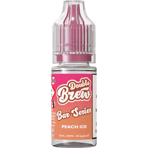 OHM BREW DOUBLE BREW PEACH ICE 10ML NIC SALT E - LIQUID - Super E - cig