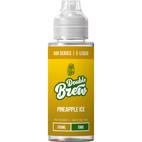OHM BREW DOUBLE BREW PINEAPPLE ICE 100ML SHORTFILL E - LIQUID - Super E - cig