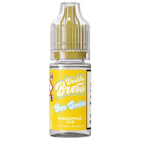 OHM BREW DOUBLE BREW PINEAPPLE ICE ICE 10ML NIC SALT E - LIQUID - Super E - cig