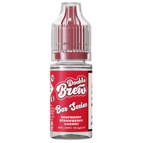 OHM BREW DOUBLE BREW RASPBERRY STRAWBERRY CHERRY 10ML NIC SALT E - LIQUID - Super E - cig