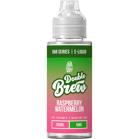 OHM BREW DOUBLE BREW RASPBERRY WATERMELON 100ML SHORTFILL E - LIQUID - Super E - cig