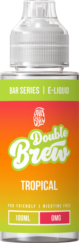 OHM BREW DOUBLE BREW TROPICAL 100ML SHORTFILL E - LIQUID - Super E - cig