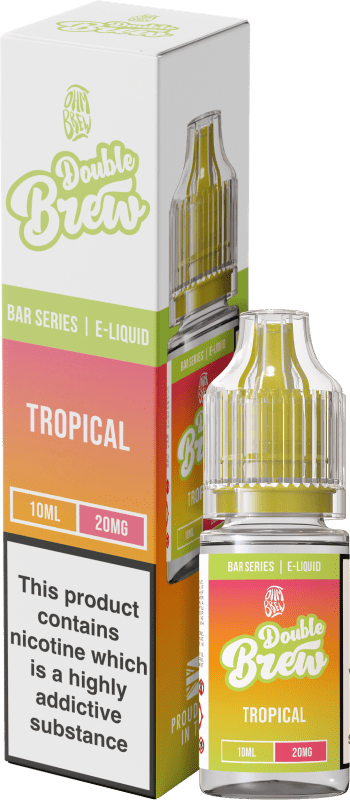OHM BREW DOUBLE BREW TROPICAL 10ML NIC SALT E - LIQUID - Super E - cig