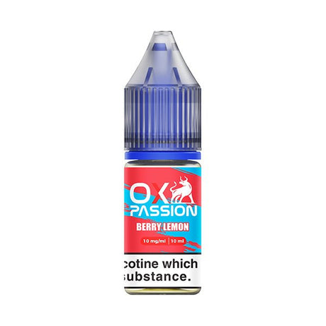 OX PASSION BERRY LEMON 10ML NIC SALT E - LIQUID - Super E - cig