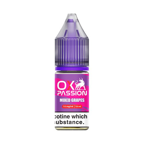 OX PASSION MIXED GRAPES 10ML NIC SALT E - LIQUID - Super E - cig