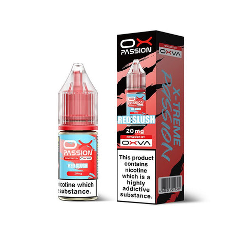 OX PASSION RED SLUSH 10ML NIC SALT E-LIQUID - 20MG