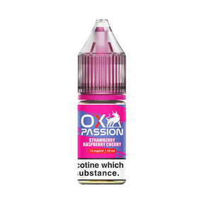 OX PASSION STRAWBERRY RASPBERRY CHERRY 10ML NIC SALT E - LIQUID - Super E - cig