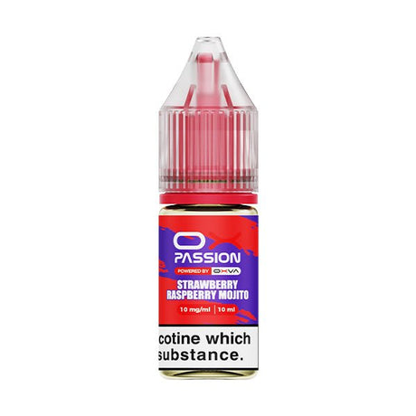 OX PASSION STRAWBERRY RASPBERRY MOJITO 10ML NIC SALT E - LIQUID - Super E - cig