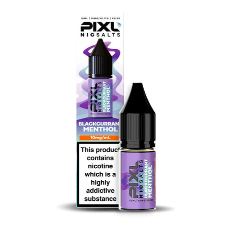 PIXL BLACKCURRANT MENTHOL 10ML NIC SALT E - LIQUID - Super E - cig
