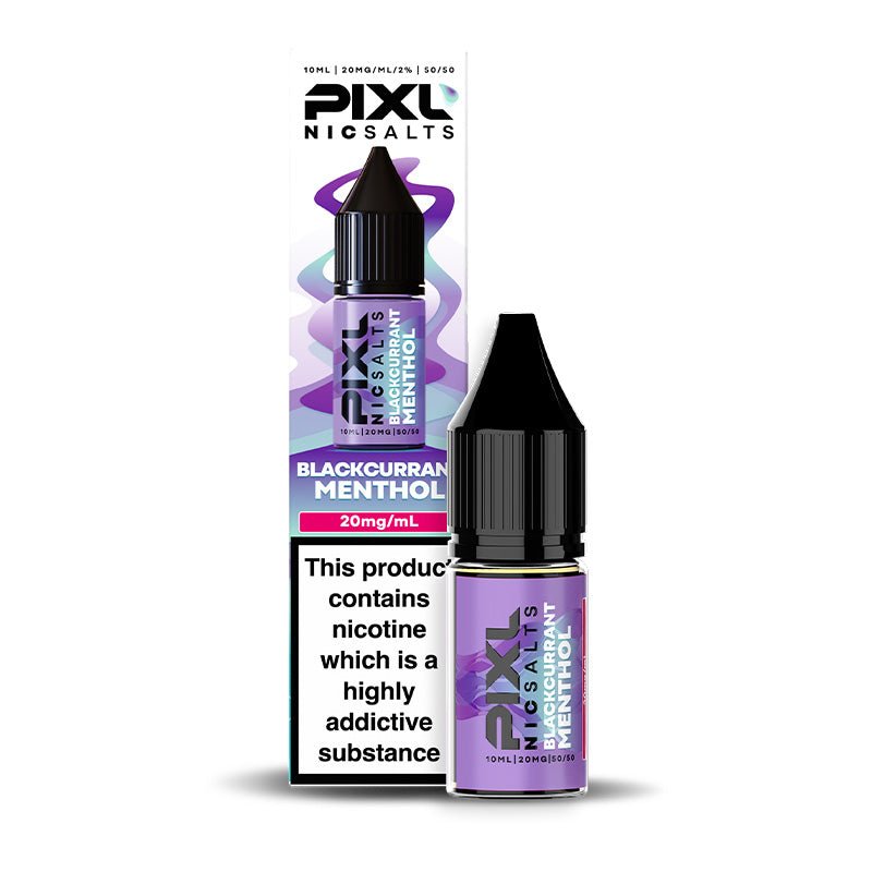 PIXL BLACKCURRANT MENTHOL 10ML NIC SALT E - LIQUID - Super E - cig