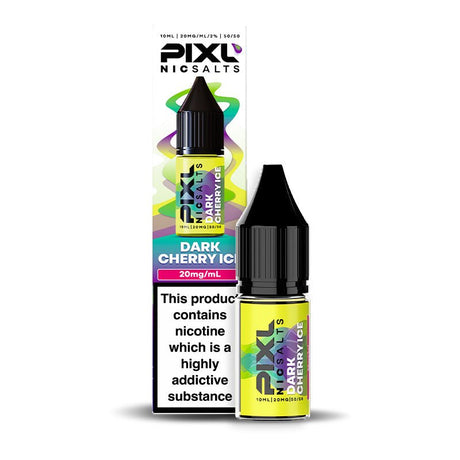 PIXL DARK CHERRY ICE 10ML NIC SALT E - LIQUID - Super E - cig