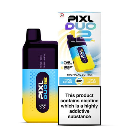 PIXL DUO 12 6000 PUFF DISPOSABLE VAPE - Super E - cig