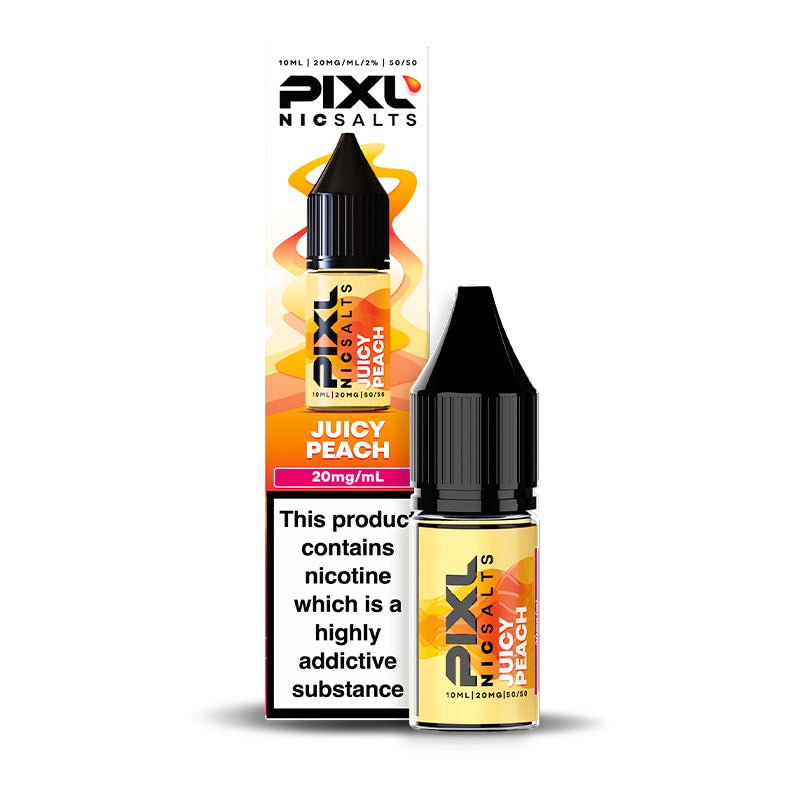 PIXL JUICY PEACH 10ML NIC SALT E - LIQUID - Super E - cig