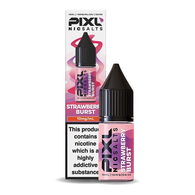 PIXL STRAWBERRY BURST 10ML NIC SALT E-LIQUID - 10MG