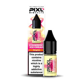 PIXL STRAWBERRY ICE CREAM 10ML NIC SALT E - LIQUID - Super E - cig