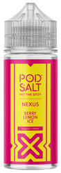 POD SALT - 100ML NEXUS BERRY LEMON ICE 0MG SHORTFILL E LIQUID - Super E-cig