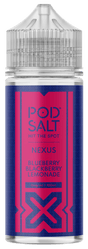 POD SALT - 100ML NEXUS BLUEBERRY BLACKBERRY LEMONADE 0MG SHORTFILL E LIQUID - Super E-cig