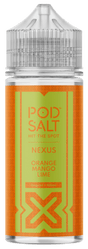 POD SALT - 100ML NEXUS ORANGE MANGO LIME 0MG SHORTFILL E LIQUID - Super E-cig