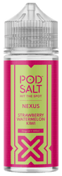 POD SALT - 100ML NEXUS STRAWBERRY WATERMELON KIWI 0MG SHORTFILL E LIQUID - Super E-cig