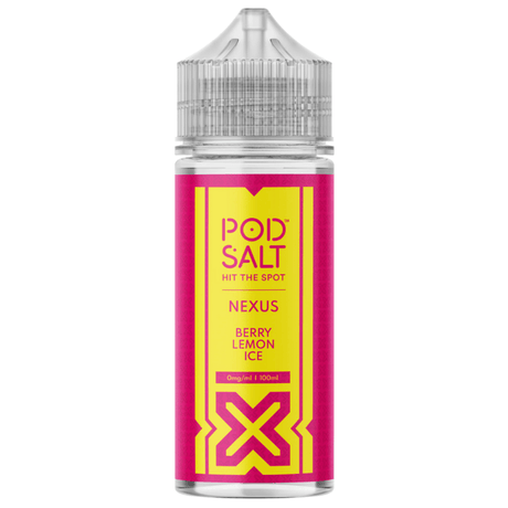 POD SALT NEXUS BERRY LEMON ICE 100ML SHORTFILL E - LIQUID - Super E - cig