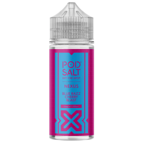 POD SALT NEXUS BLUE RAZZ CHERRY BLAST 100ML SHORTFILL E - LIQUID - Super E - cig