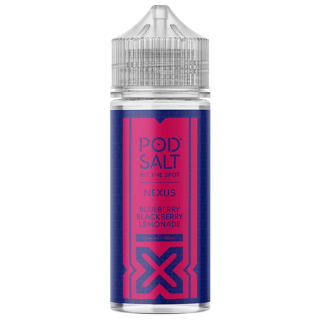 POD SALT NEXUS BLUEBERRY BLACKBERRY LEMONADE 100ML SHORTFILL E - LIQUID - Super E - cig