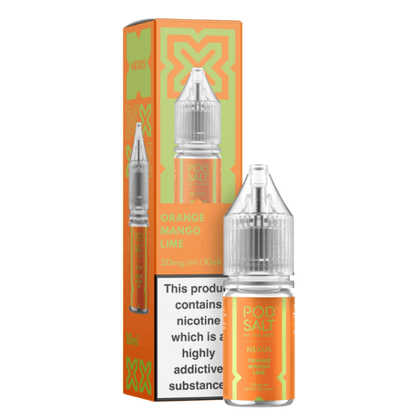 POD SALT NEXUS ORANGE MANGO LIME 10ML NIC SALT E - LIQUID - Super E - cig