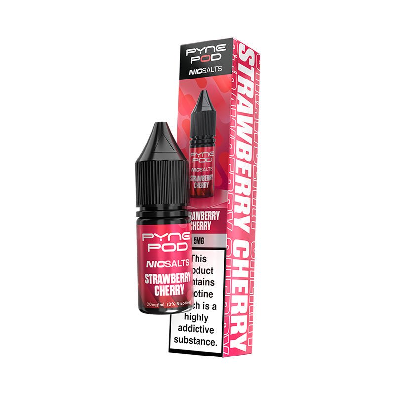 PYNE POD STRAWBERRY CHERRY 10ML NIC SALT E-LIQUID - 5MG