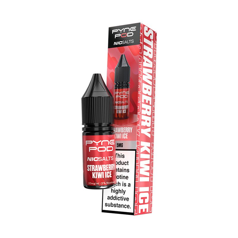 PYNE POD STRAWBERRY KIWI ICE 10ML NIC SALT E-LIQUID - 5MG