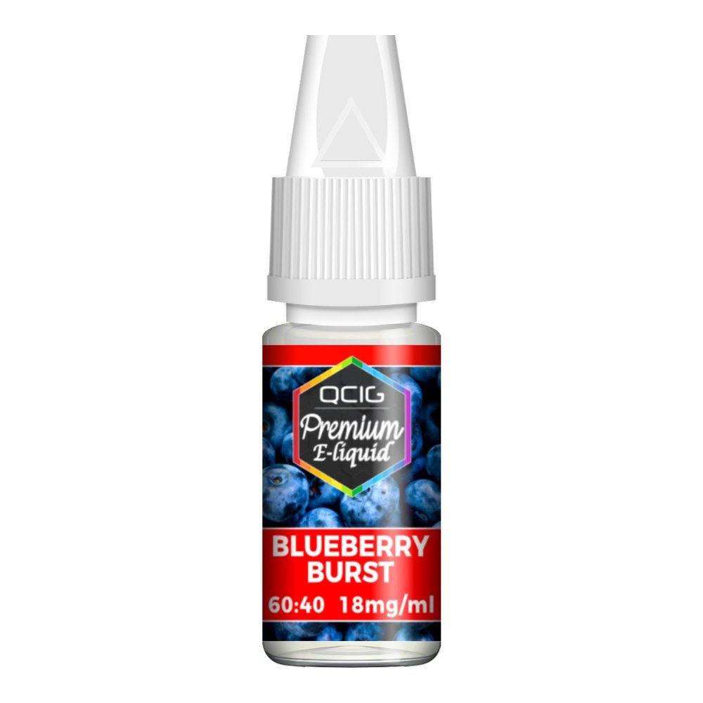 QCIG BLUEBERRY BURST 10ML E-LIQUID| 2.00| 10ml E-liquid  Super E-cig
