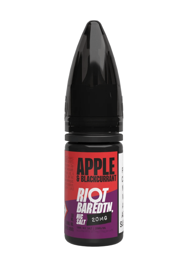 RIOT BAREDTN APPLE & BLACKCURRANT 10ML NIC SALT E - LIQUID - Super E - cig