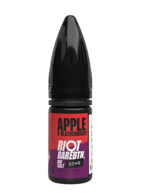 RIOT BAREDTN APPLE & BLACKCURRANT 10ML NIC SALT E - LIQUID - Super E - cig