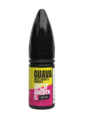 RIOT BAREDTN GUAVA PASSIONFRUIT & PINEAPPLE 10ML NIC SALT E - LIQUID - Super E - cig
