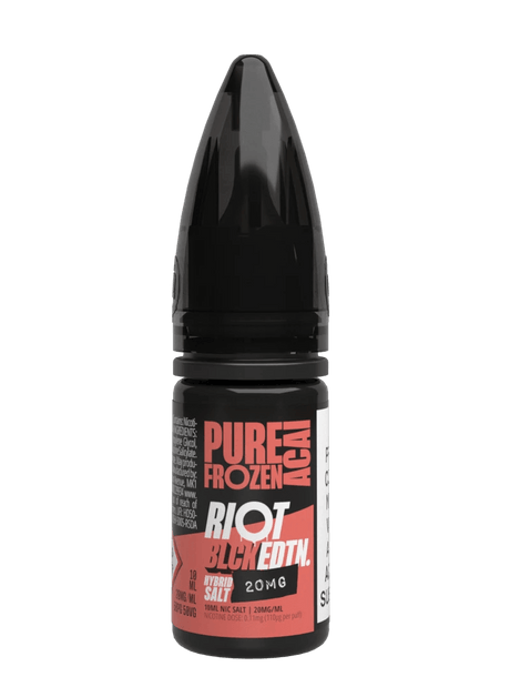 RIOT BLCK EDTN PURE FROZEN ACHAI 10ML NIC SALT E - LIQUID - Super E - cig