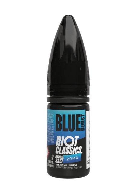 RIOT CLASSICS BLUE BURST 10ML NIC SALT E - LIQUID - Super E - cig