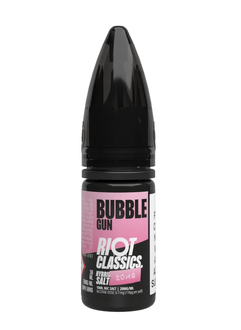 RIOT CLASSICS BUBBLE GUN 10ML NIC SALT E - LIQUID - Super E - cig