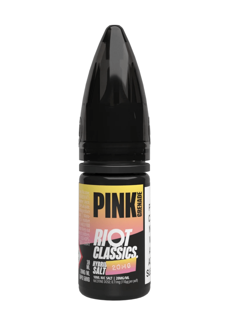 RIOT CLASSICS PINK GRENADE 10ML NIC SALT E - LIQUID - Super E - cig