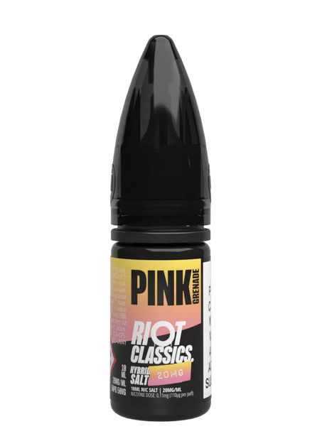 RIOT CLASSICS PINK GRENADE 10ML NIC SALT E - LIQUID - Super E - cig