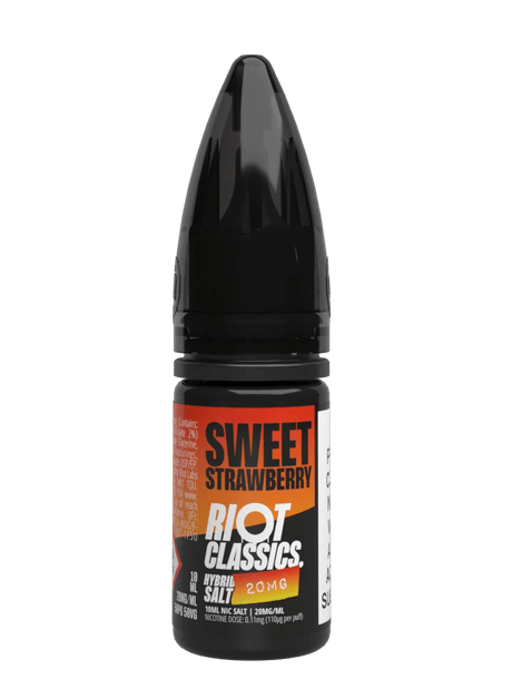 RIOT CLASSICS SWEET STRAWBERRY 10ML NIC SALT E - LIQUID - Super E - cig