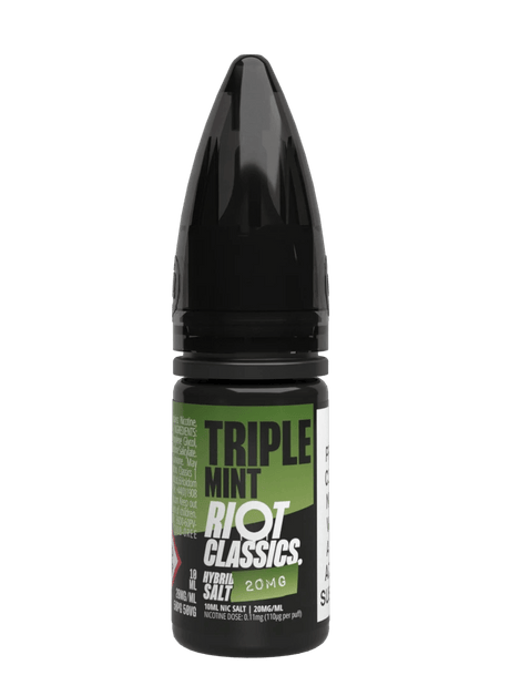 RIOT CLASSICS TRIPLE MINT 10ML NIC SALT E - LIQUID - Super E - cig