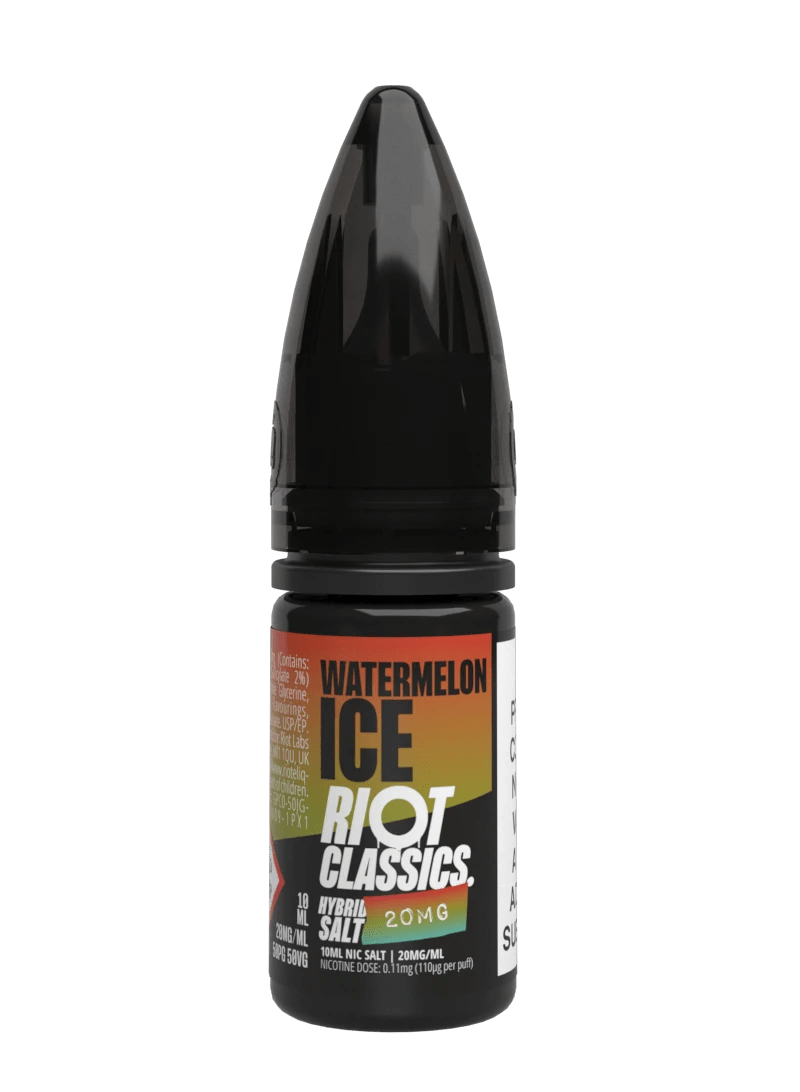 RIOT CLASSICS WATERMELON ICE 10ML NIC SALT E - LIQUID - Super E - cig