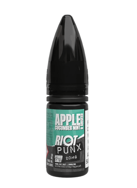 RIOT PUNXS APPLE CUCUMBER & ANISEED 10ML NIC SALT E - LIQUID - Super E - cig