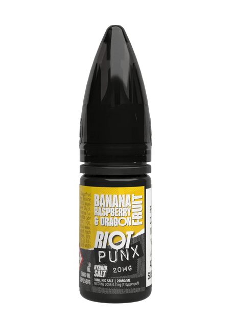 RIOT PUNXS BANANA RASPBERRY & DRAGONFRUIT 10ML NIC SALT E - LIQUID - Super E - cig