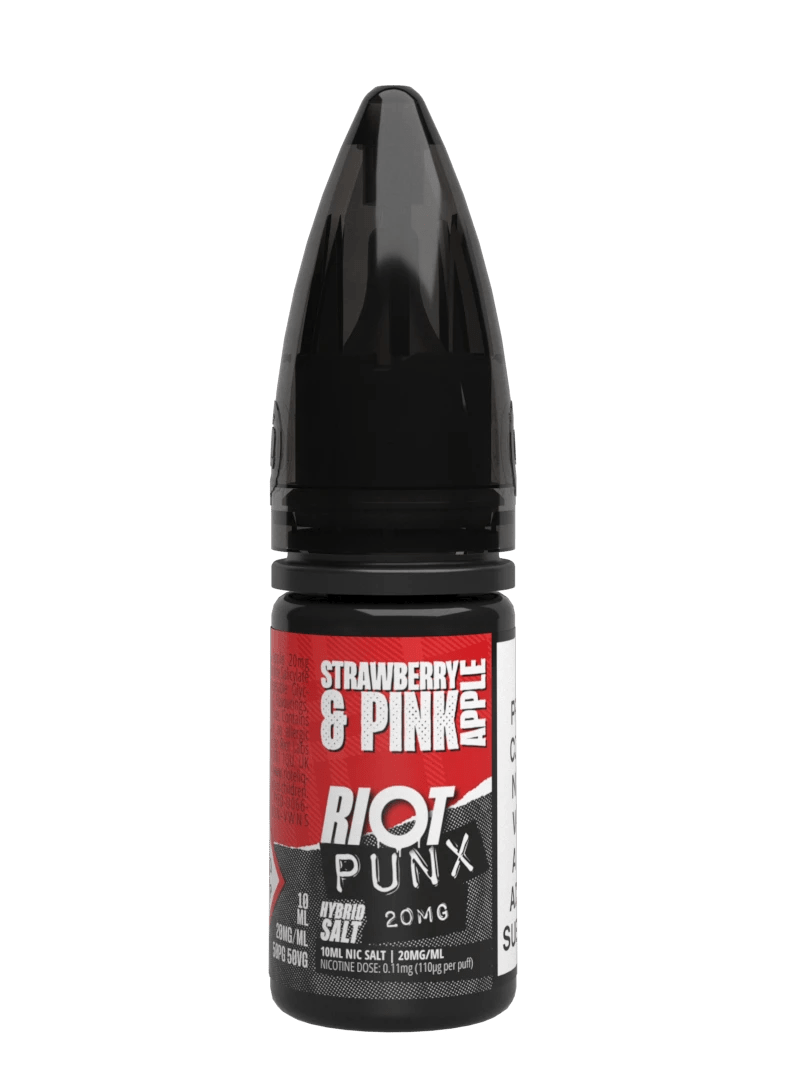 RIOT PUNXS STRAWBERRY & PINK APPLE 10ML NIC SALT E - LIQUID - Super E - cig