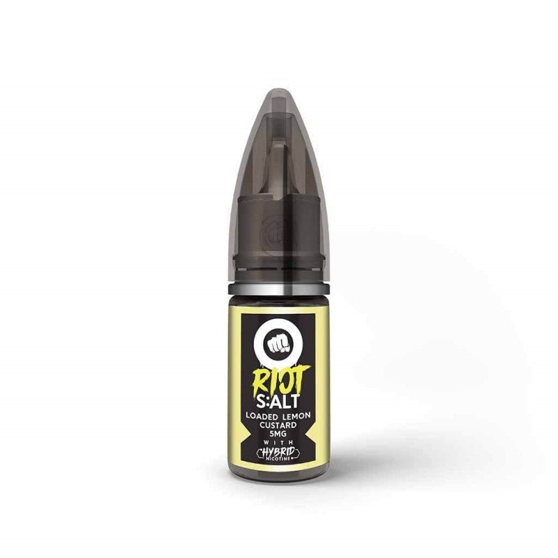 RIOT S:ALT - 10ML LOADED LEMON CUSTARD NIC SALT E LIQUID - Super E-cig